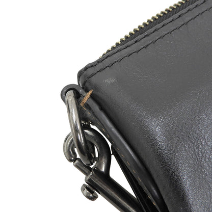 COACH コーチ 美品 グラハム レザー ショルダーバッグ メンズ ブラック F72511 ショルダーバッグ