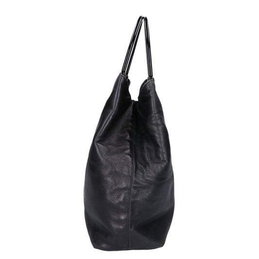 PRADA プラダ B8235 NAPPA プラスチックハンドル ナッパレザー ハンドバッグ