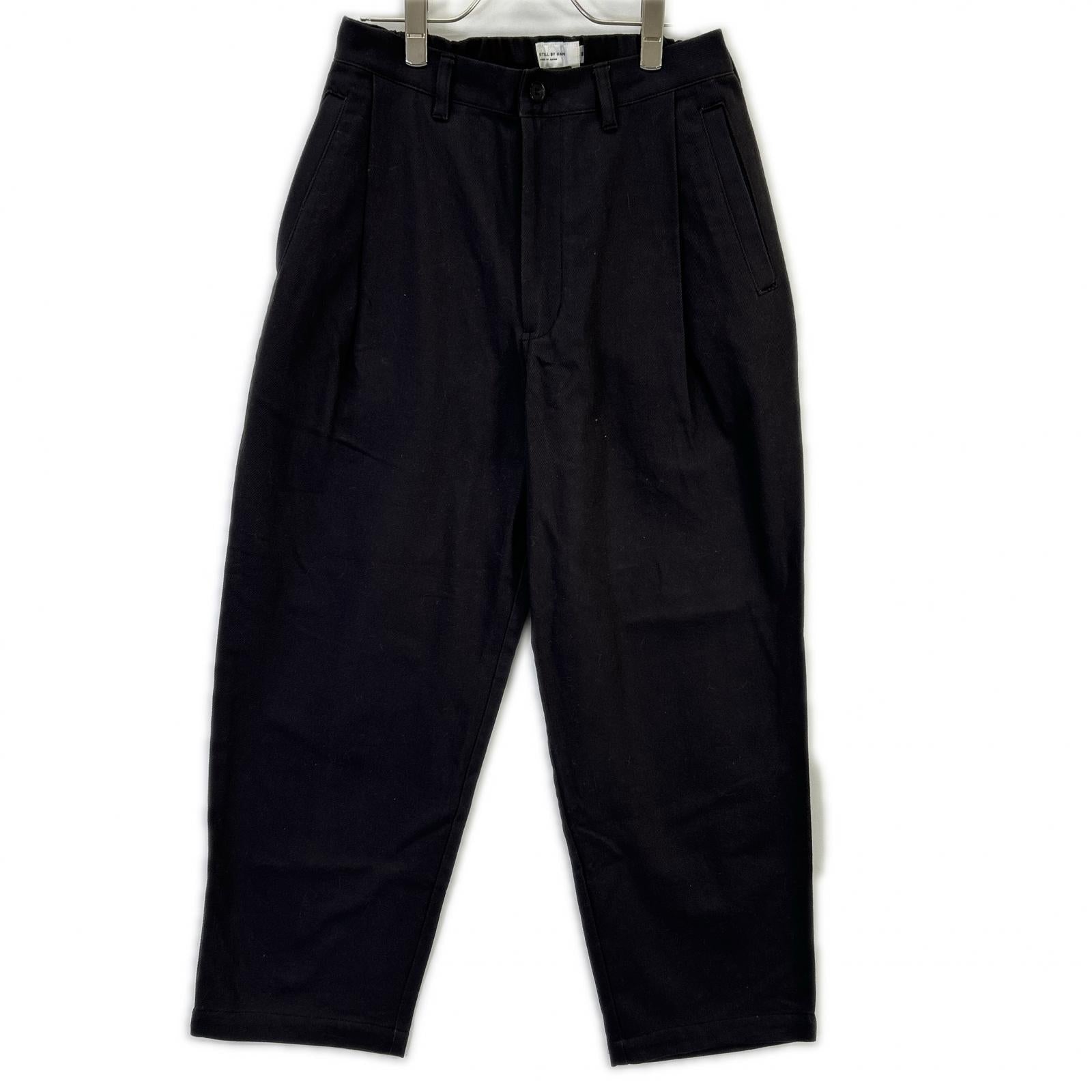STILL BY HAND スティルバイハンド PT07254 コットン100 テーパードスラックスパンツ ボトムス