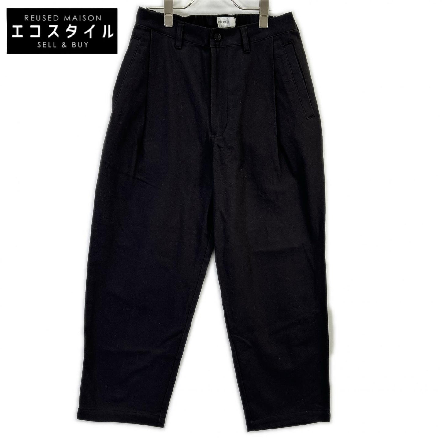 STILL BY HAND スティルバイハンド PT07254 コットン100 テーパードスラックスパンツ ボトムス