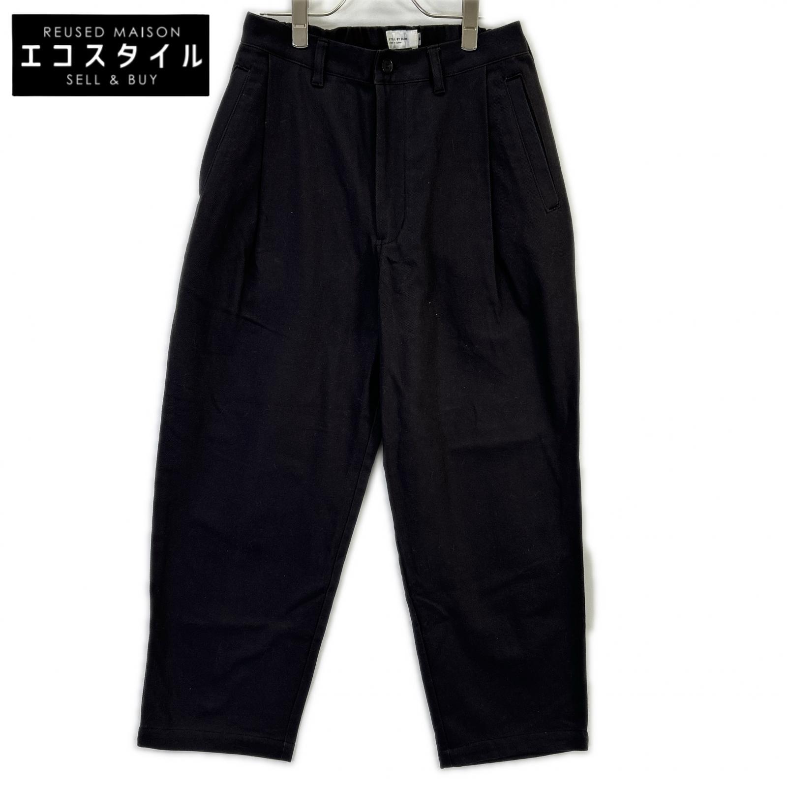 STILL BY HAND スティルバイハンド PT07254 コットン100 テーパードスラックスパンツ ボトムス