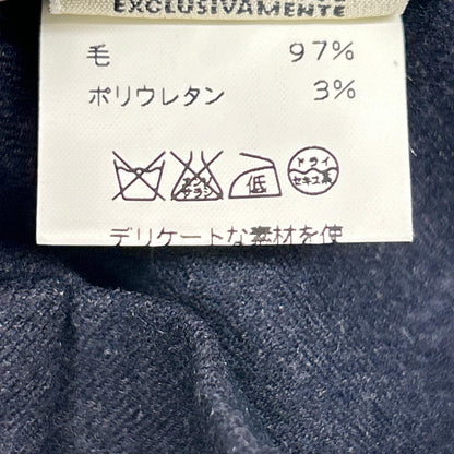 HERMES エルメス センタープレス スラックスパンツ ボトムス