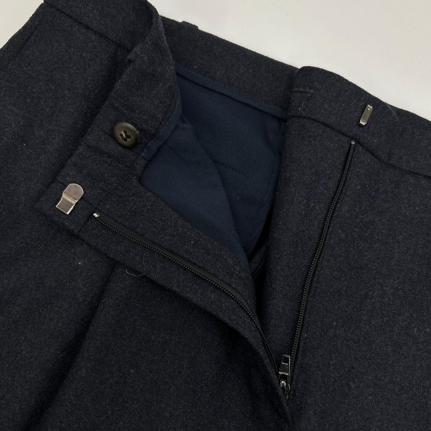 HERMES エルメス センタープレス スラックスパンツ ボトムス