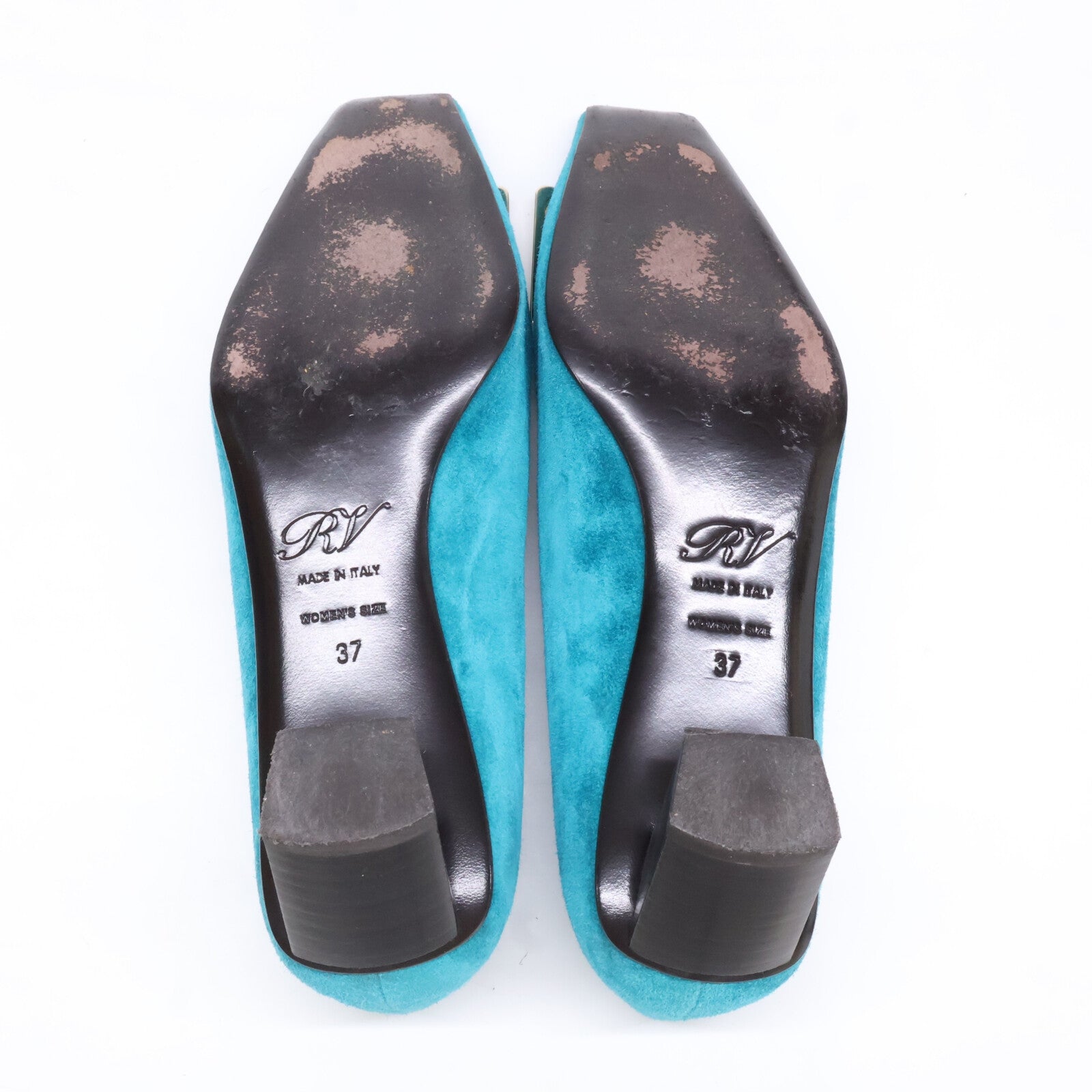 RogerVivier ロジェヴィヴィエ シルバーバックル スエード ヒールパンプス シューズ