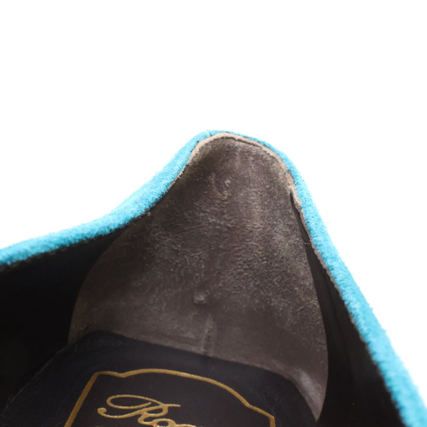 RogerVivier ロジェヴィヴィエ シルバーバックル スエード ヒールパンプス シューズ