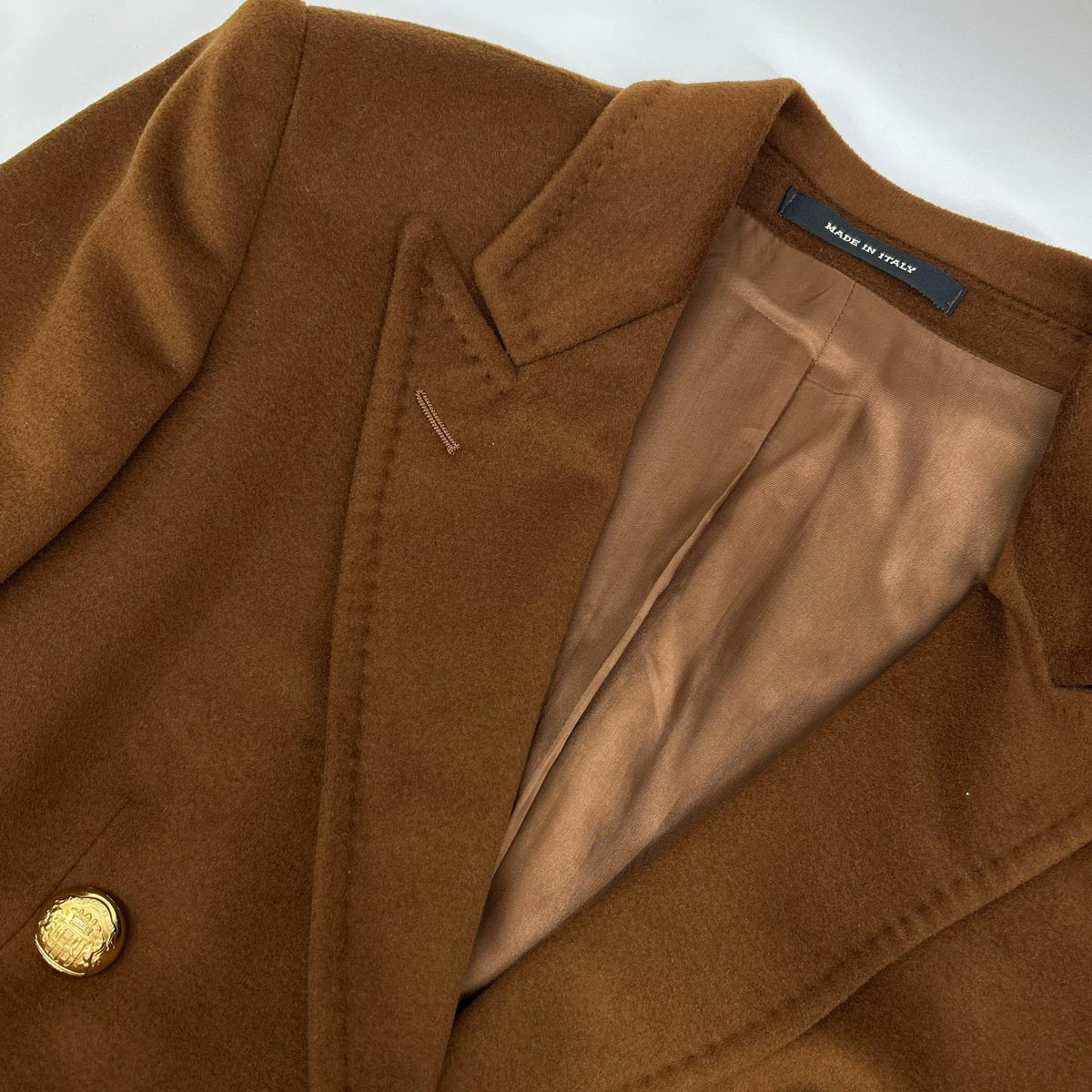 TAGLIATORE タリアトーレ ブラウン 金ボタン ダブルブレスト コート コート