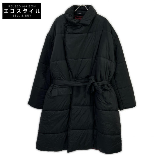 EMPORIOARMANI エンポリオアルマーニ ブラック 91L510 ベルト付き ロングコート コート