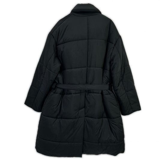 EMPORIOARMANI エンポリオアルマーニ ブラック 91L510 ベルト付き ロングコート コート