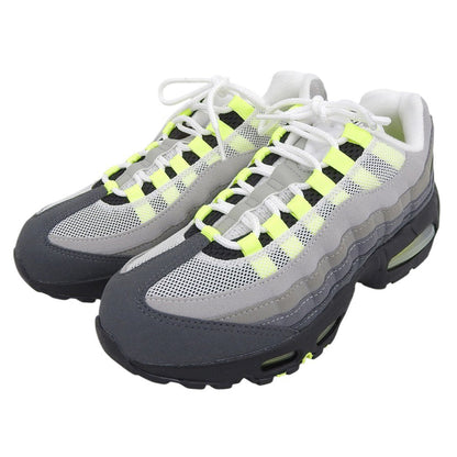 NIKE ナイキ 新品同様 Air Max 95 OG Big Bubbleスニーカー シューズ レディース ネオンイエロー 24cm IO0026-001 シューズ