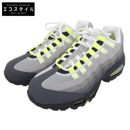 NIKE ナイキ 新品同様 Air Max 95 OG Big Bubbleスニーカー シューズ レディース ネオンイエロー 24cm IO0026-001 シューズ