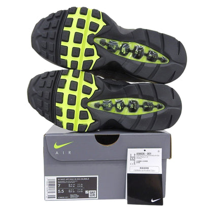 NIKE ナイキ 新品同様 Air Max 95 OG Big Bubbleスニーカー シューズ レディース ネオンイエロー 24cm IO0026-001 シューズ