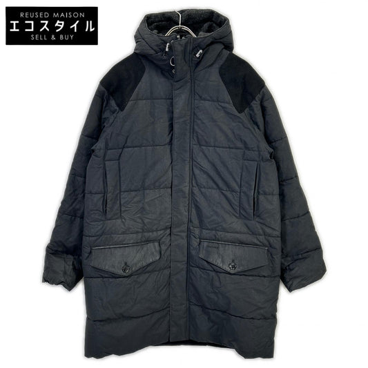 Barbour バブアー ブラック ファイバーダウンコート コート