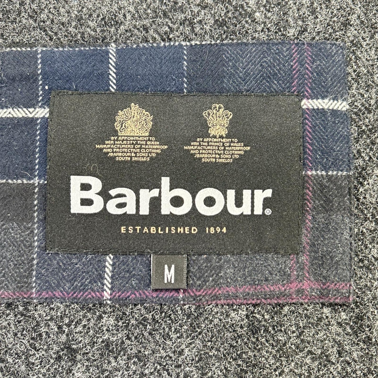 Barbour バブアー ブラック ファイバーダウンコート コート