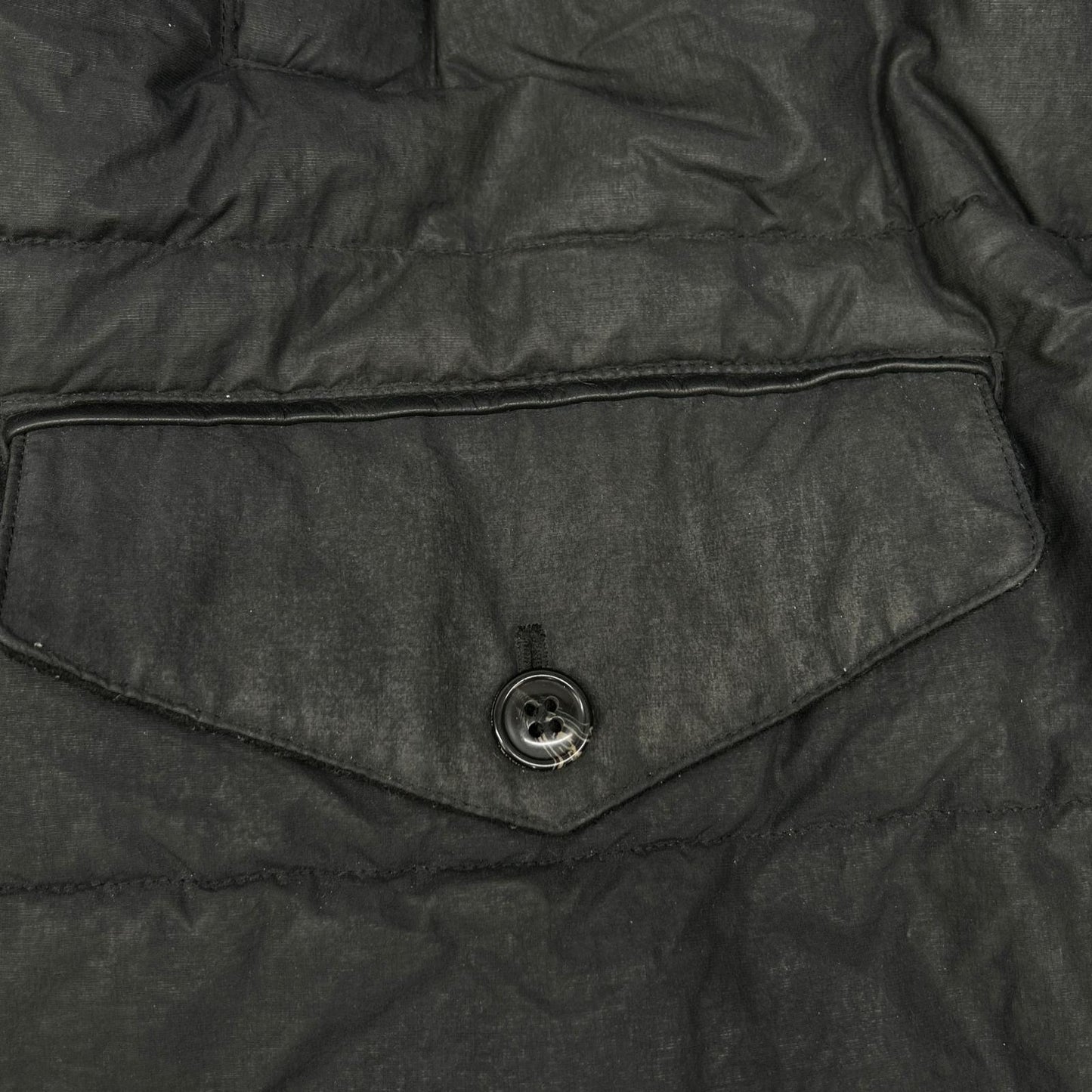 Barbour バブアー ブラック ファイバーダウンコート コート