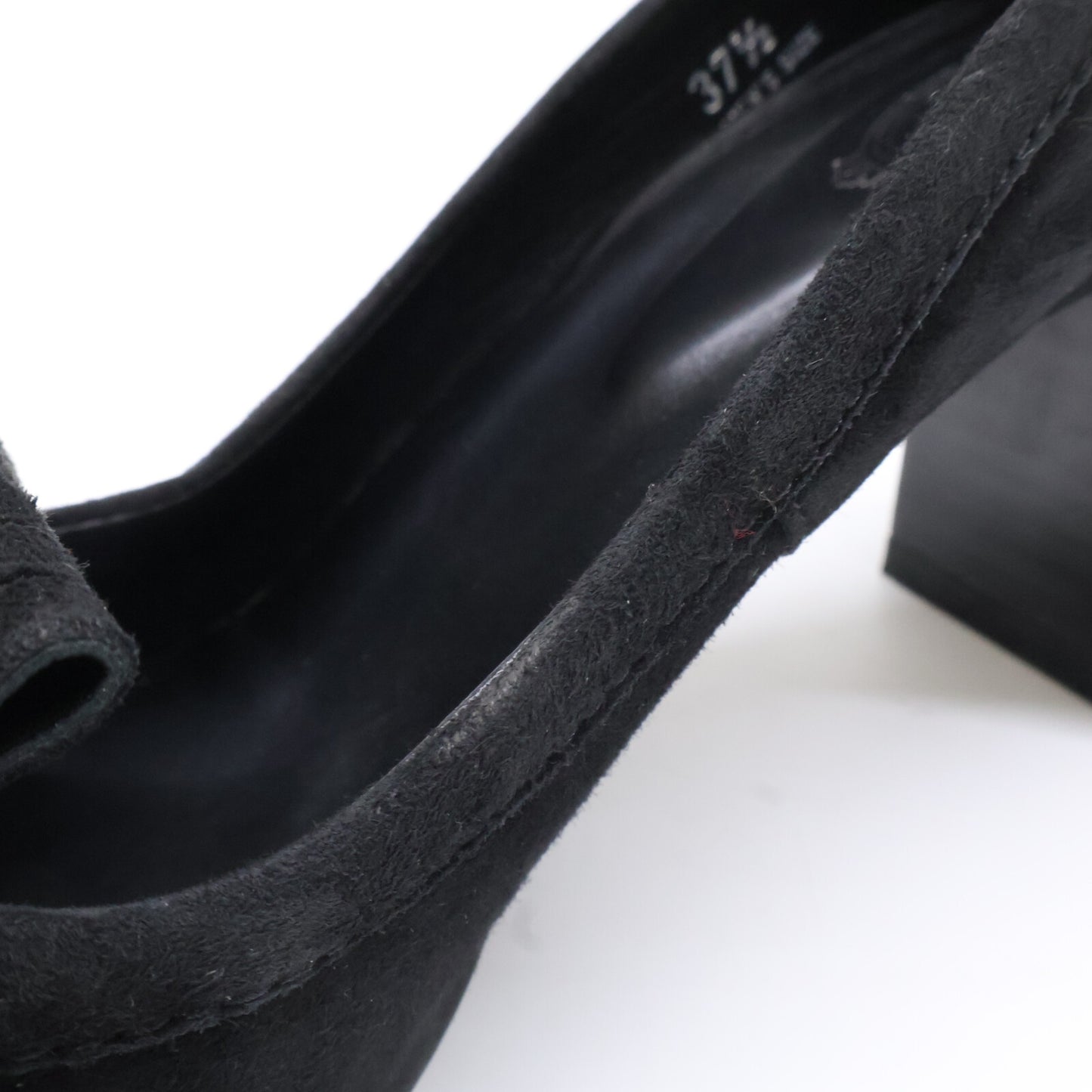 TOD'S トッズ スエード ダブルT フリンジ ヒールパンプス シューズ