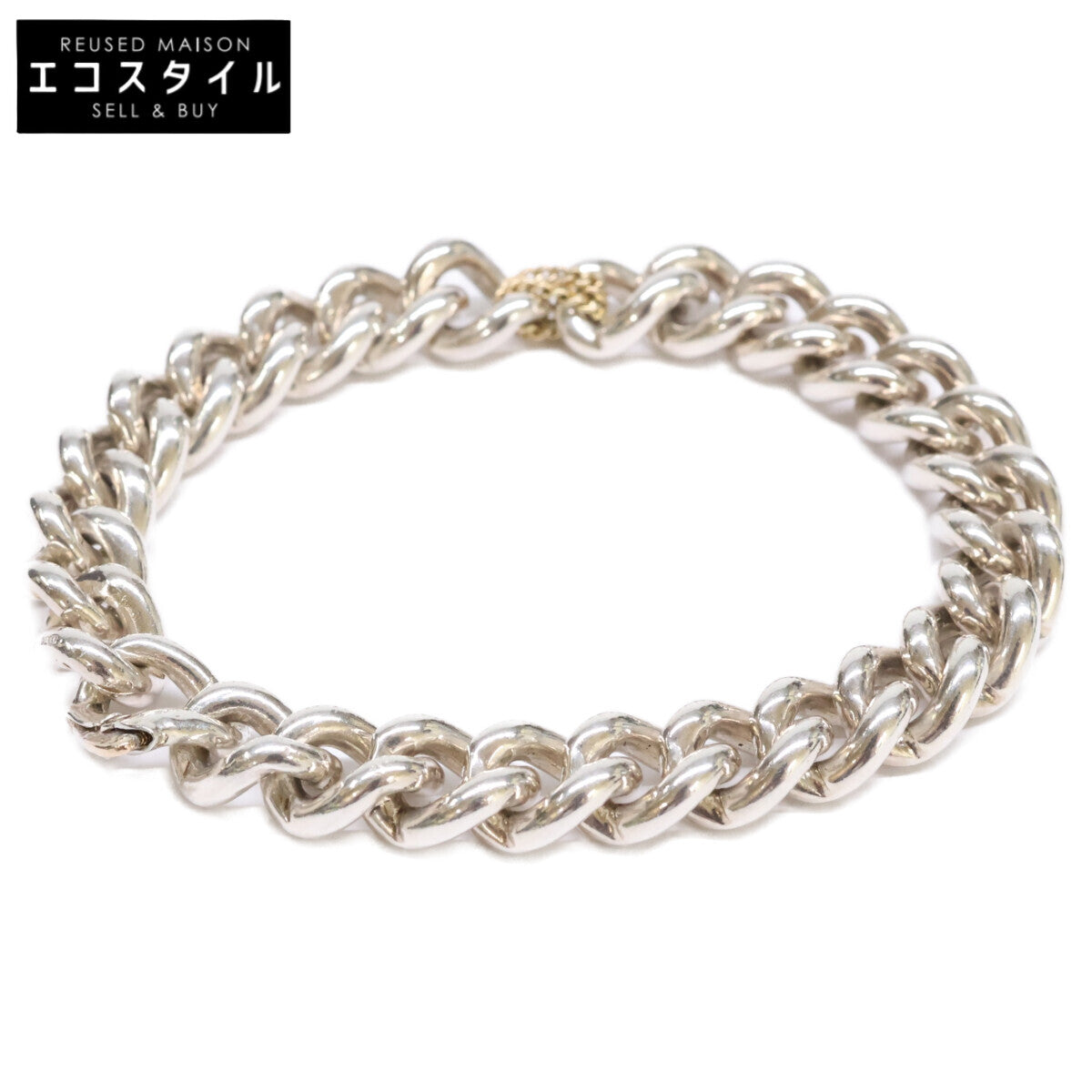 :cafca カフカ 【美品】K18 SILVER チェーン ブレスレット
