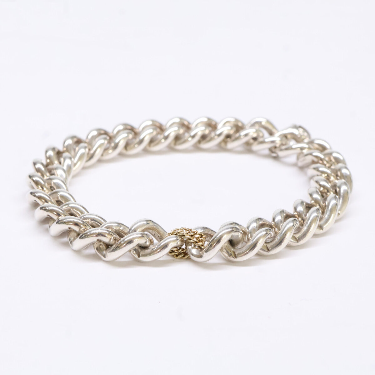 :cafca カフカ 【美品】K18 SILVER チェーン ブレスレット