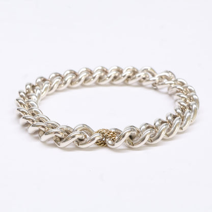 :cafca カフカ 【美品】K18 SILVER チェーン ブレスレット