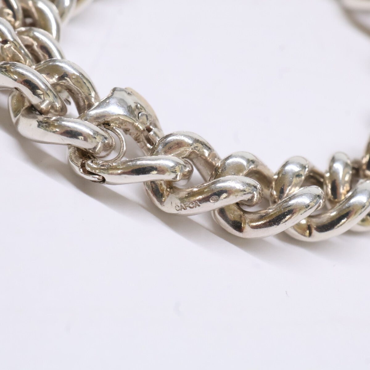 :cafca カフカ 【美品】K18 SILVER チェーン ブレスレット