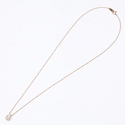 agete アガット 【美品】K10 スライスストーントップ ネックレス