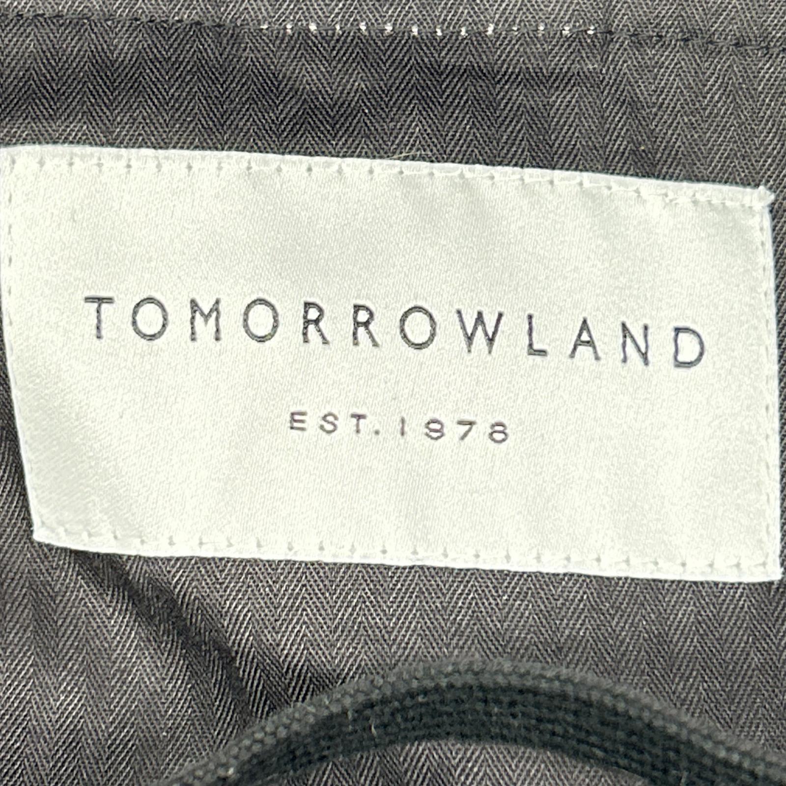 TOMORROWLAND トゥモローランド 63-04-45-04101 ブラック フランネラーナ ホームスパン バレルパンツ ボトムス