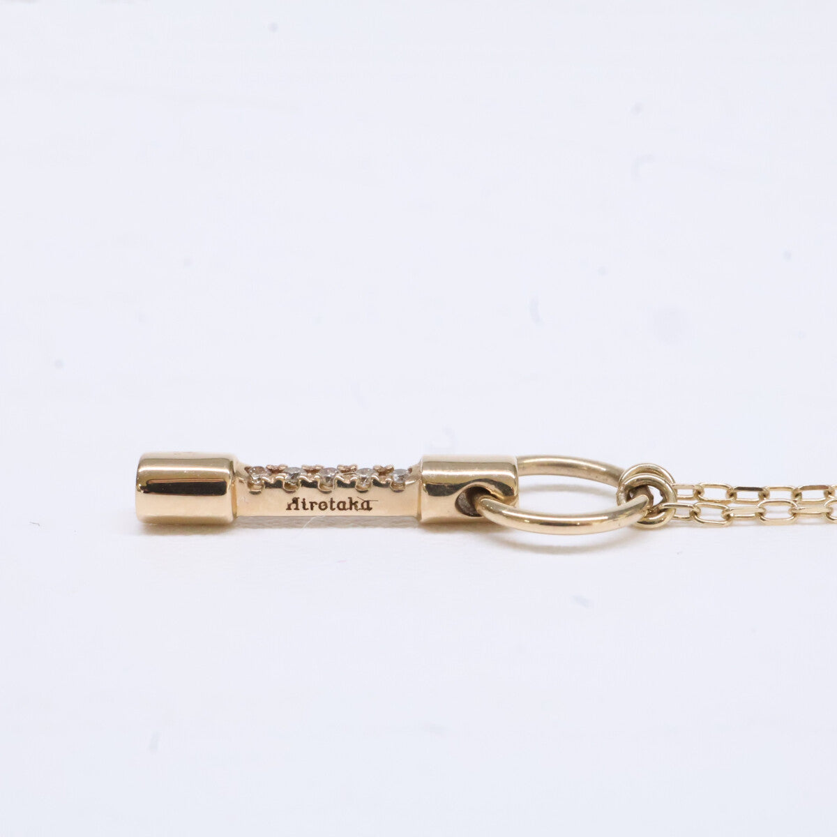 HIROTAKA Hirotaka 准新品 K10 PU10KDN PUNCTURE S码 D0.02ct 钻石项链