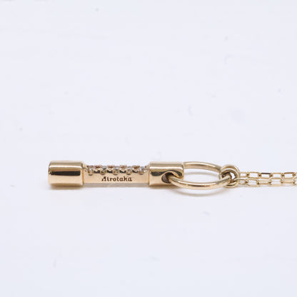 HIROTAKA Hirotaka 准新品 K10 PU10KDN PUNCTURE S码 D0.02ct 钻石项链