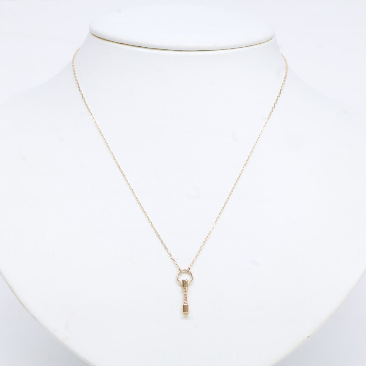 HIROTAKA Hirotaka 准新品 K10 PU10KDN PUNCTURE S码 D0.02ct 钻石项链