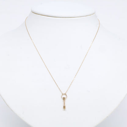 HIROTAKA Hirotaka 准新品 K10 PU10KDN PUNCTURE S码 D0.02ct 钻石项链