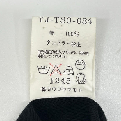 Y's YJ-T30-034 黑色 100%纯棉 短袖长款连衣裙 连衣裙