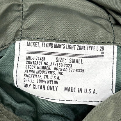 ALPHA INDUSTRIES 阿尔法工业 卡其色 L-2B 美国制造 飞行夹克 夹克