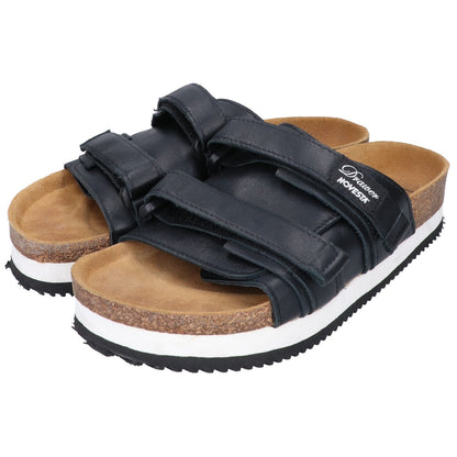 DRAWER ドゥロワー NOVESTA別注 ブラック レザー PARTISAN SANDAL サンダル シューズ