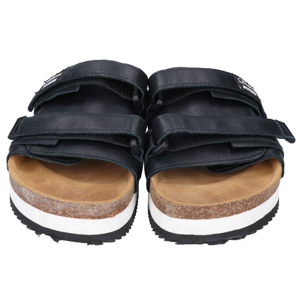 DRAWER ドゥロワー NOVESTA別注 ブラック レザー PARTISAN SANDAL サンダル シューズ