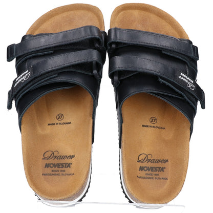 DRAWER ドゥロワー NOVESTA別注 ブラック レザー PARTISAN SANDAL サンダル シューズ