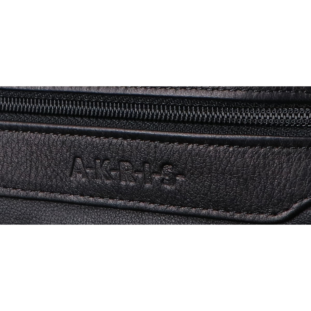 AKRIS アクリス レザー x フェルト 切替 ボストンバッグ