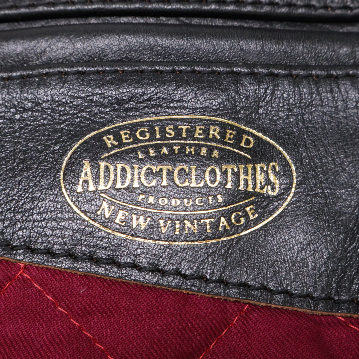ADDICT CLOTHES アディクトクローズ レザー 茶芯 ダブルライダースジャケット ジャケット