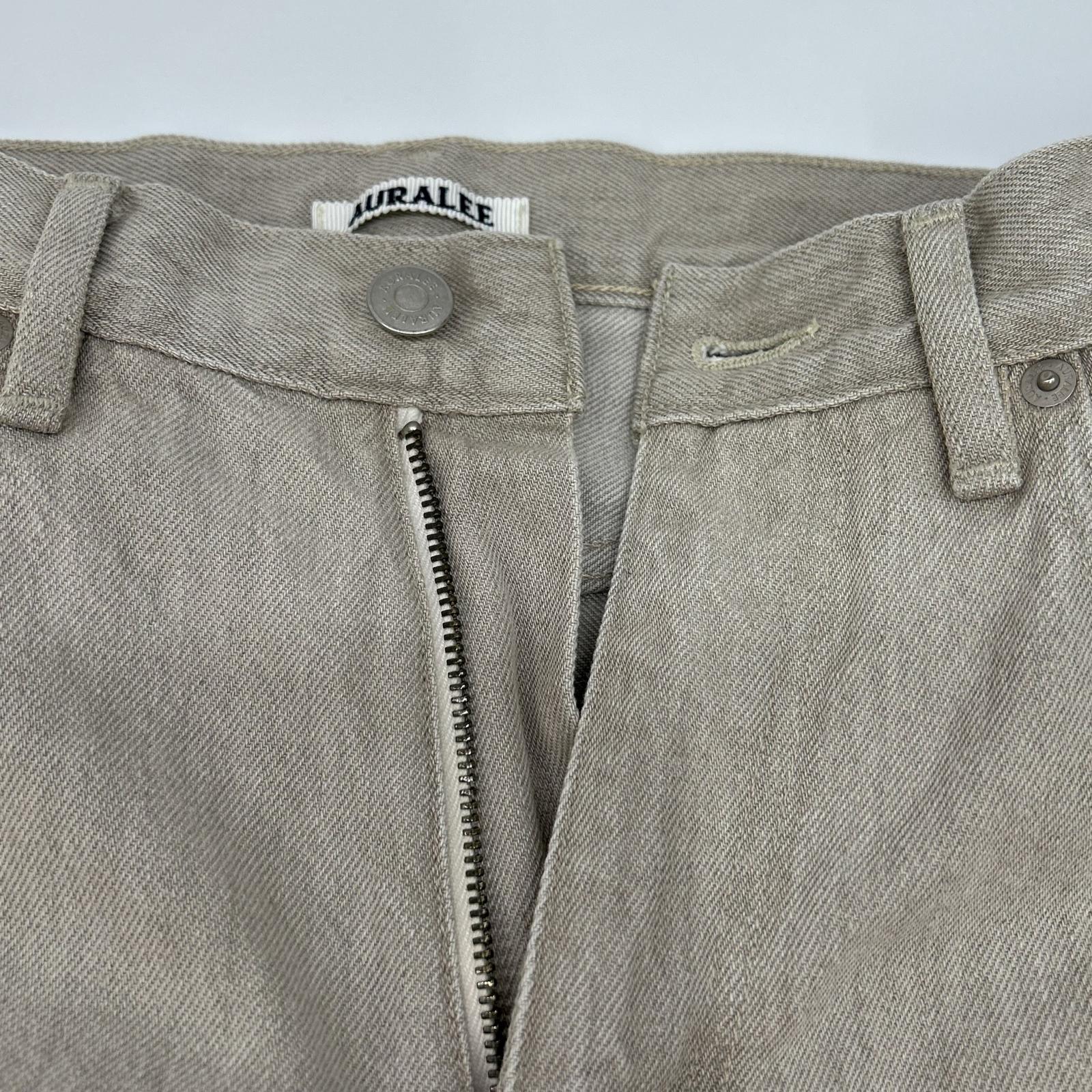 AURALEE オーラリー A26SP01BD FADED HARD TWIST BROWN DENIM 5P PANTS ボトムス