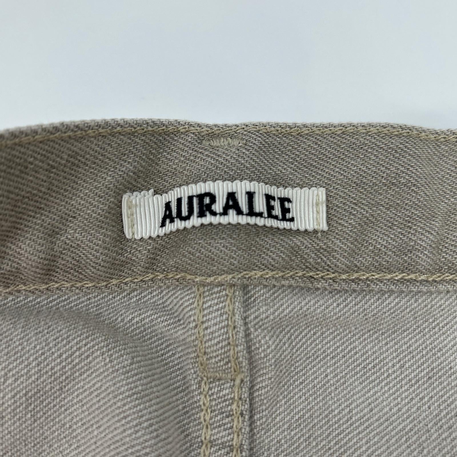 AURALEE オーラリー A26SP01BD FADED HARD TWIST BROWN DENIM 5P PANTS ボトムス