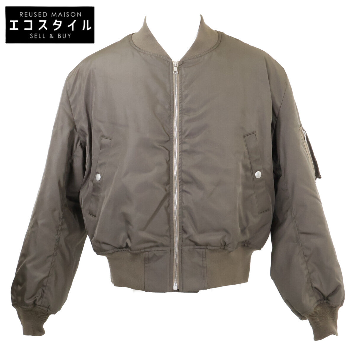 AURALEE オーラリー 【新品同様】A26SB01AR HIGH DENSITY SILK FLIGHT BLOUSON フライトジャケット ジャケット
