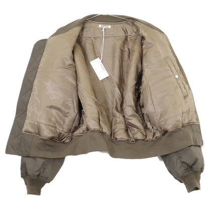 AURALEE オーラリー 【新品同様】A26SB01AR HIGH DENSITY SILK FLIGHT BLOUSON フライトジャケット ジャケット