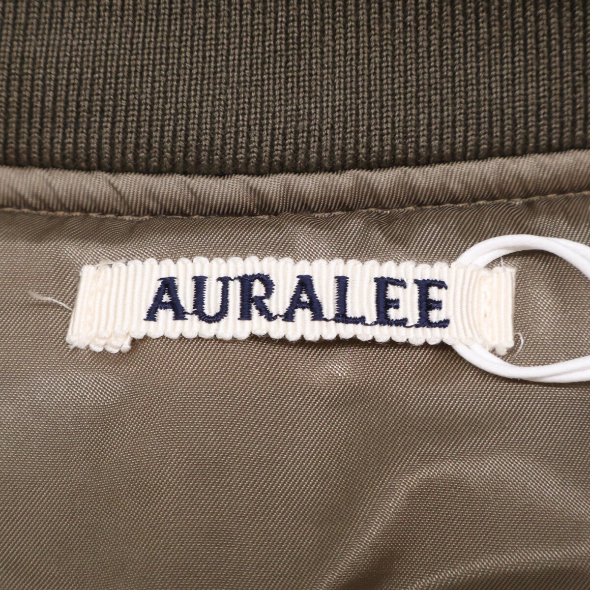 AURALEE オーラリー 【新品同様】A26SB01AR HIGH DENSITY SILK FLIGHT BLOUSON フライトジャケット ジャケット