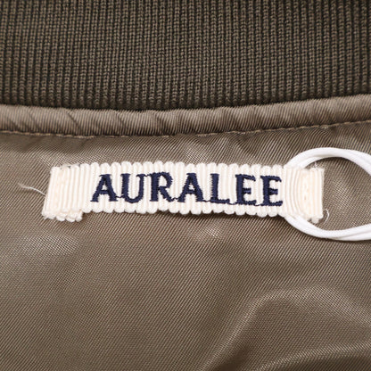 AURALEE オーラリー 【新品同様】A26SB01AR HIGH DENSITY SILK FLIGHT BLOUSON フライトジャケット ジャケット