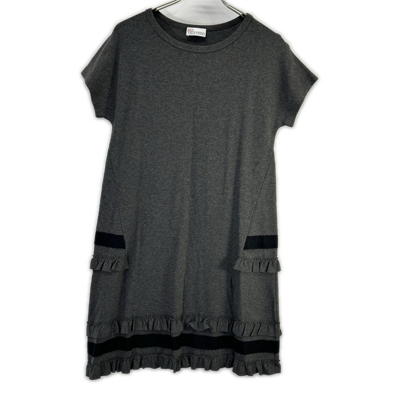 RED VALENTINO レッドヴァレンチノ グレーワンピース ワンピース