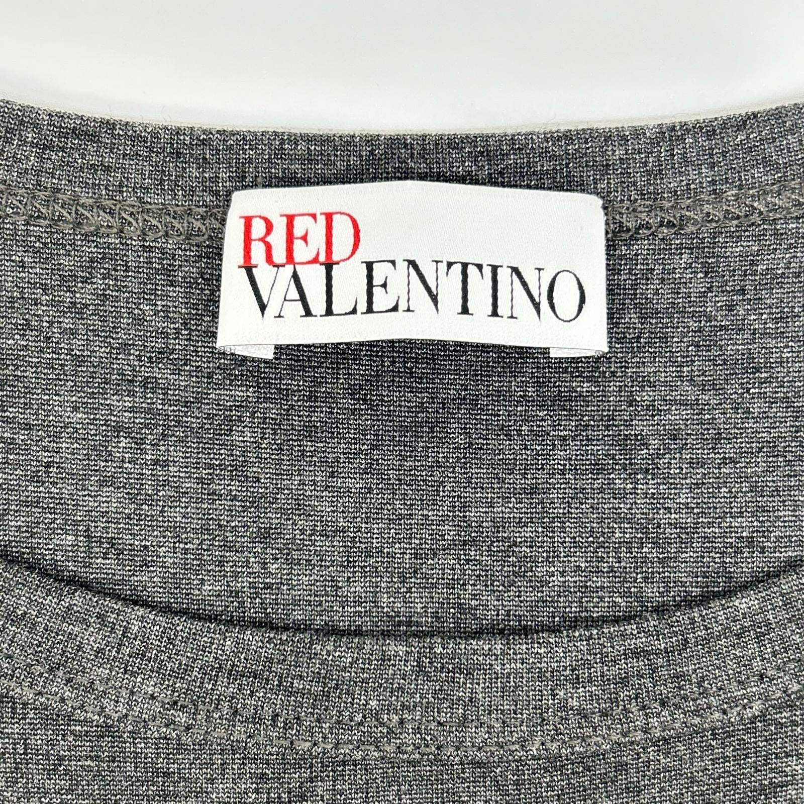 RED VALENTINO レッドヴァレンチノ グレーワンピース ワンピース