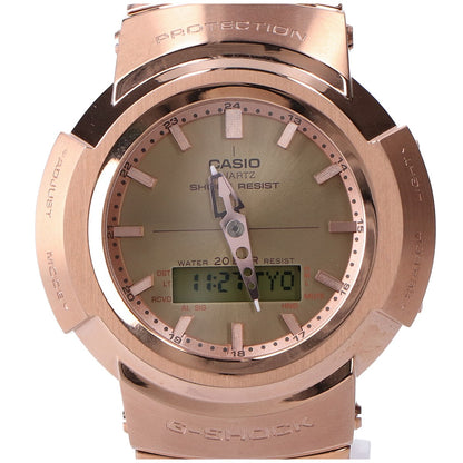 G-SHOCK ジーショック 【美品】AWM-500GD-4AJF FULL METAL AW-500 SERIES マルチバンド6 タフソーラー電波 腕時計