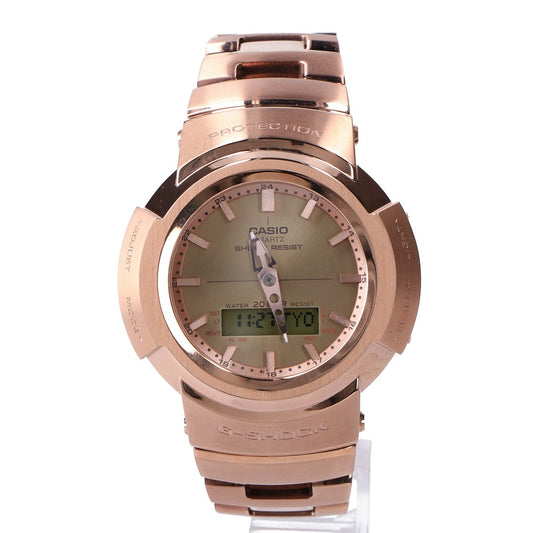 G-SHOCK ジーショック 【美品】AWM-500GD-4AJF FULL METAL AW-500 SERIES マルチバンド6 タフソーラー電波 腕時計
