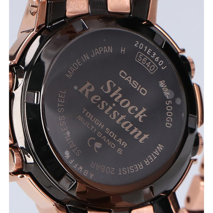 G-SHOCK ジーショック 【美品】AWM-500GD-4AJF FULL METAL AW-500 SERIES マルチバンド6 タフソーラー電波 腕時計