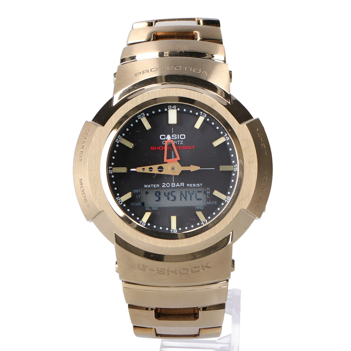 G-SHOCK ジーショック 【美品】AWM-500GD-9AJF FULL METAL AW-500 SERIES マルチバンド6 タフソーラー電波 腕時計