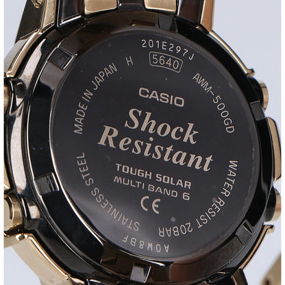 G-SHOCK ジーショック 【美品】AWM-500GD-9AJF FULL METAL AW-500 SERIES マルチバンド6 タフソーラー電波 腕時計