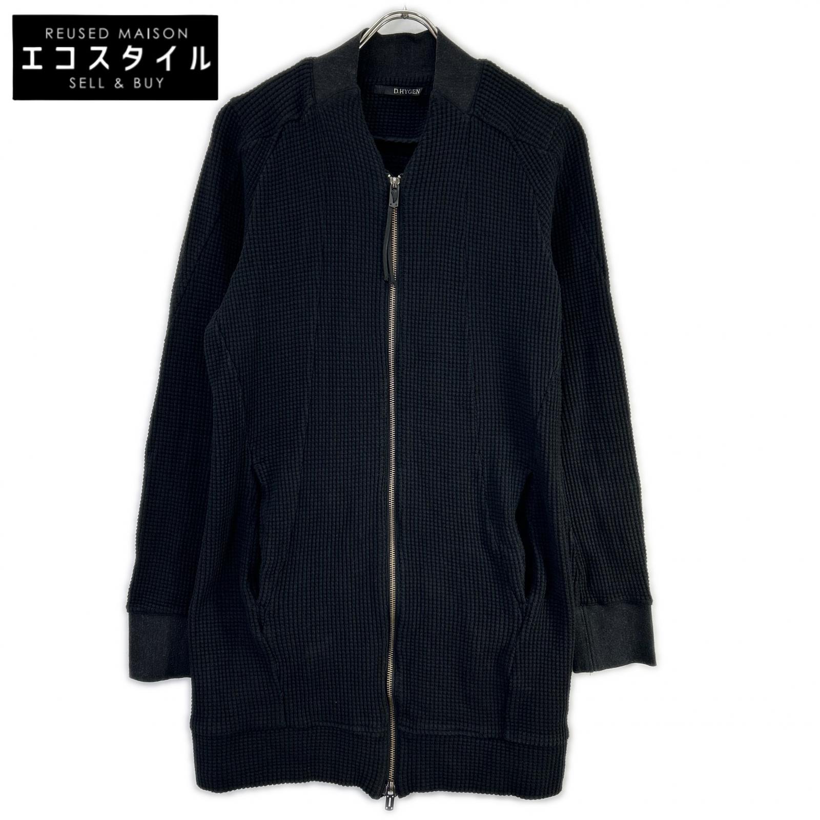 D.HYGEN ディーハイゲン ST101-0320S ヘビーワッフルロングボンバーカーディガン トップス